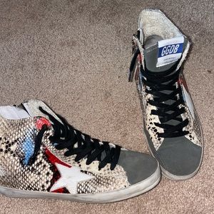 Authentic high top golden gooses